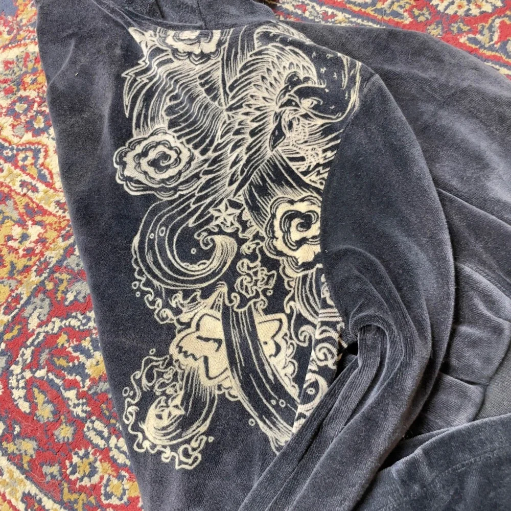 Fox Racing Velour Jogger‎ Sweatpants and hoodie set Charcoal Gray Size L - Picture 5 of 8